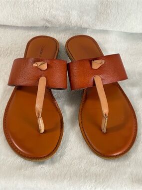 Rock & Candy Britta flat sandals in brown Sz 8.5